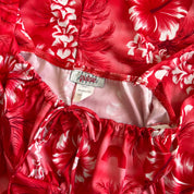 Y2k raspberry tropical dress M/L