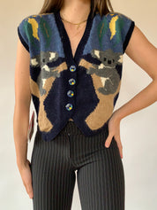Vintage Koala Sweater Vest
