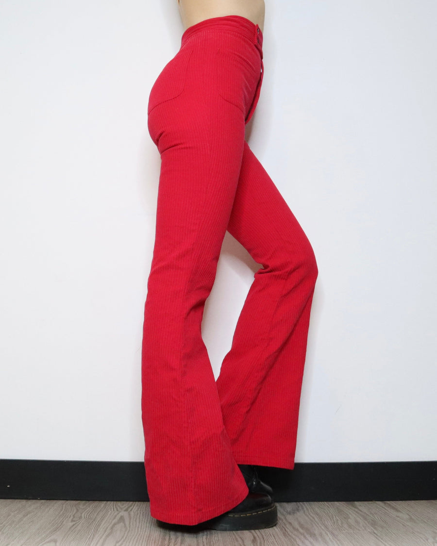 •HENDRIX• velvety corduroy bell bottoms (USA)