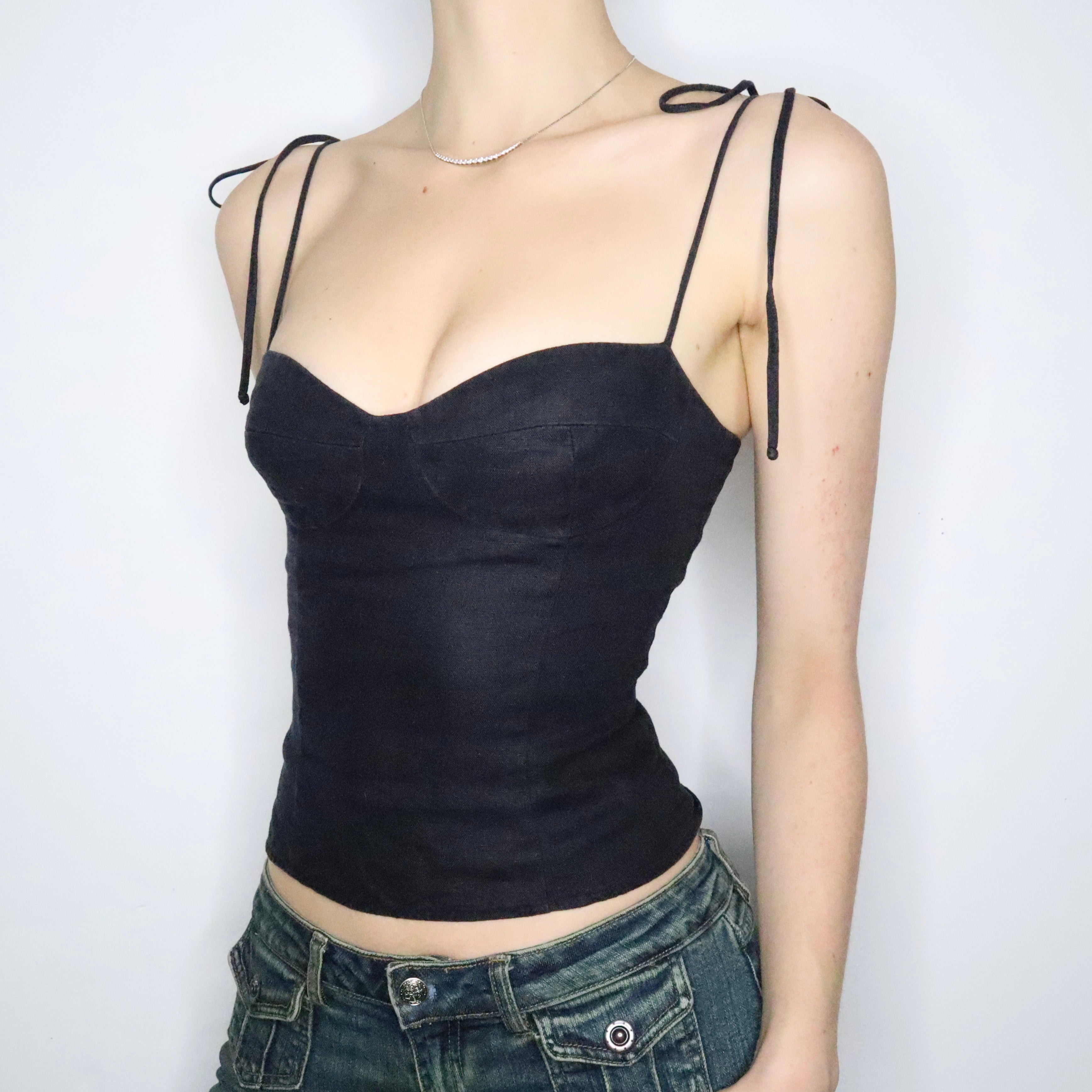 Reformation Black Top (XS)