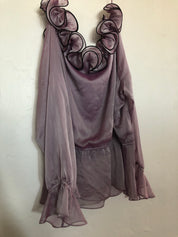 Holographic cold shoulder - XL