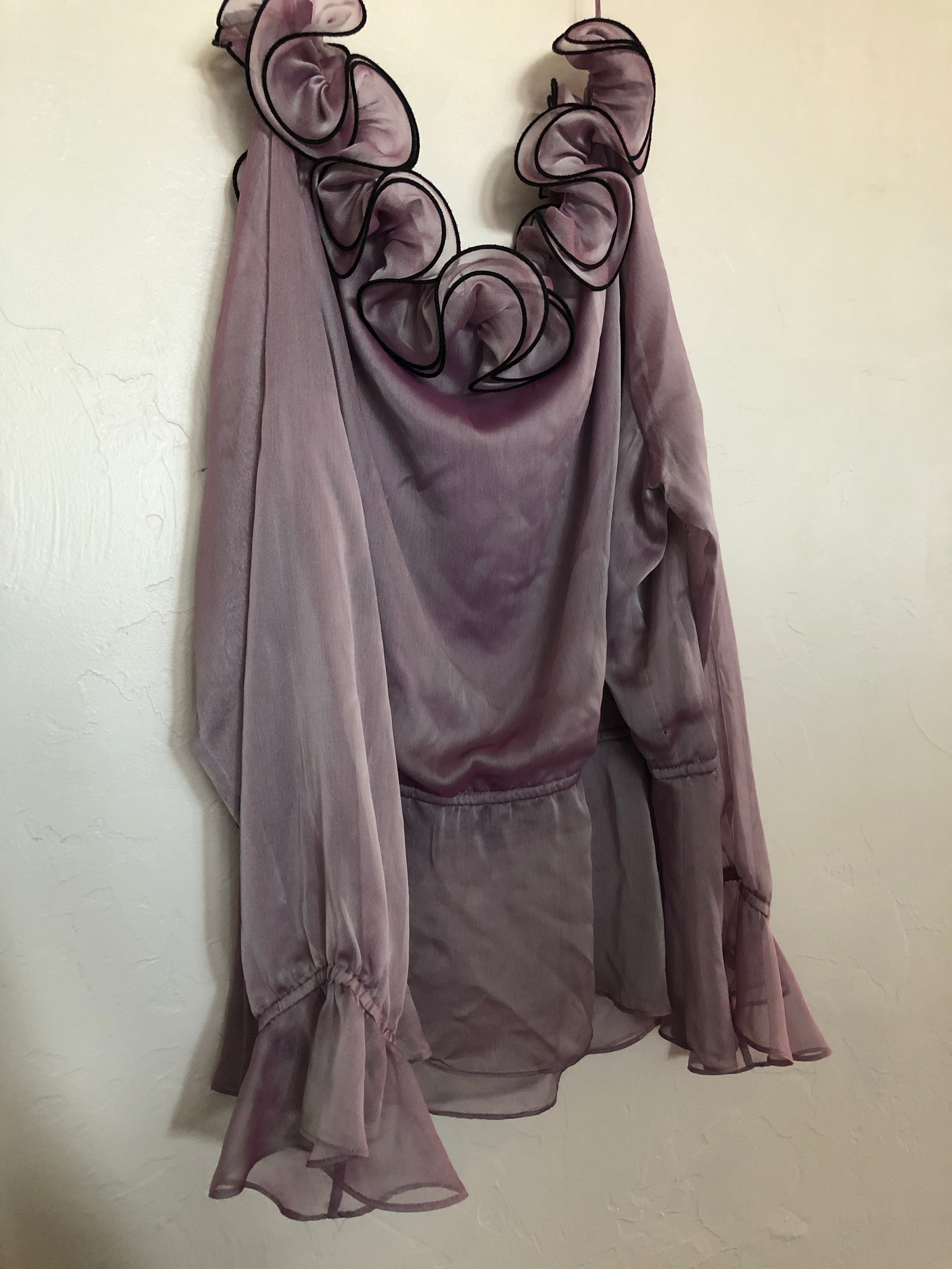 Holographic cold shoulder - XL