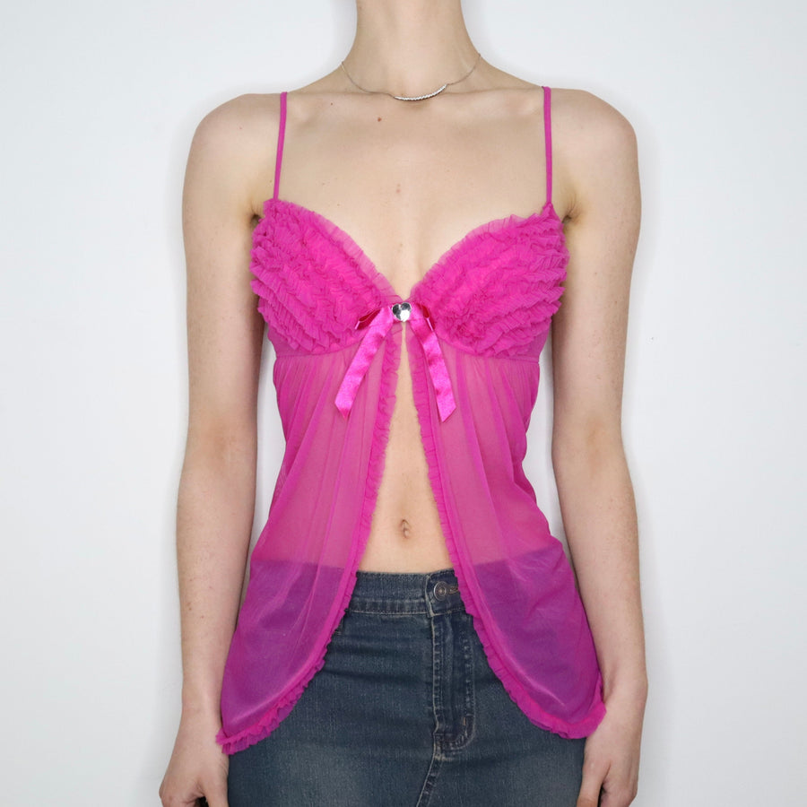 Pink Open Stomach Bustier (Small) 