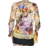 vintage mesh long sleeve