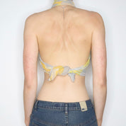 90s French Silk Chiffon Scarf