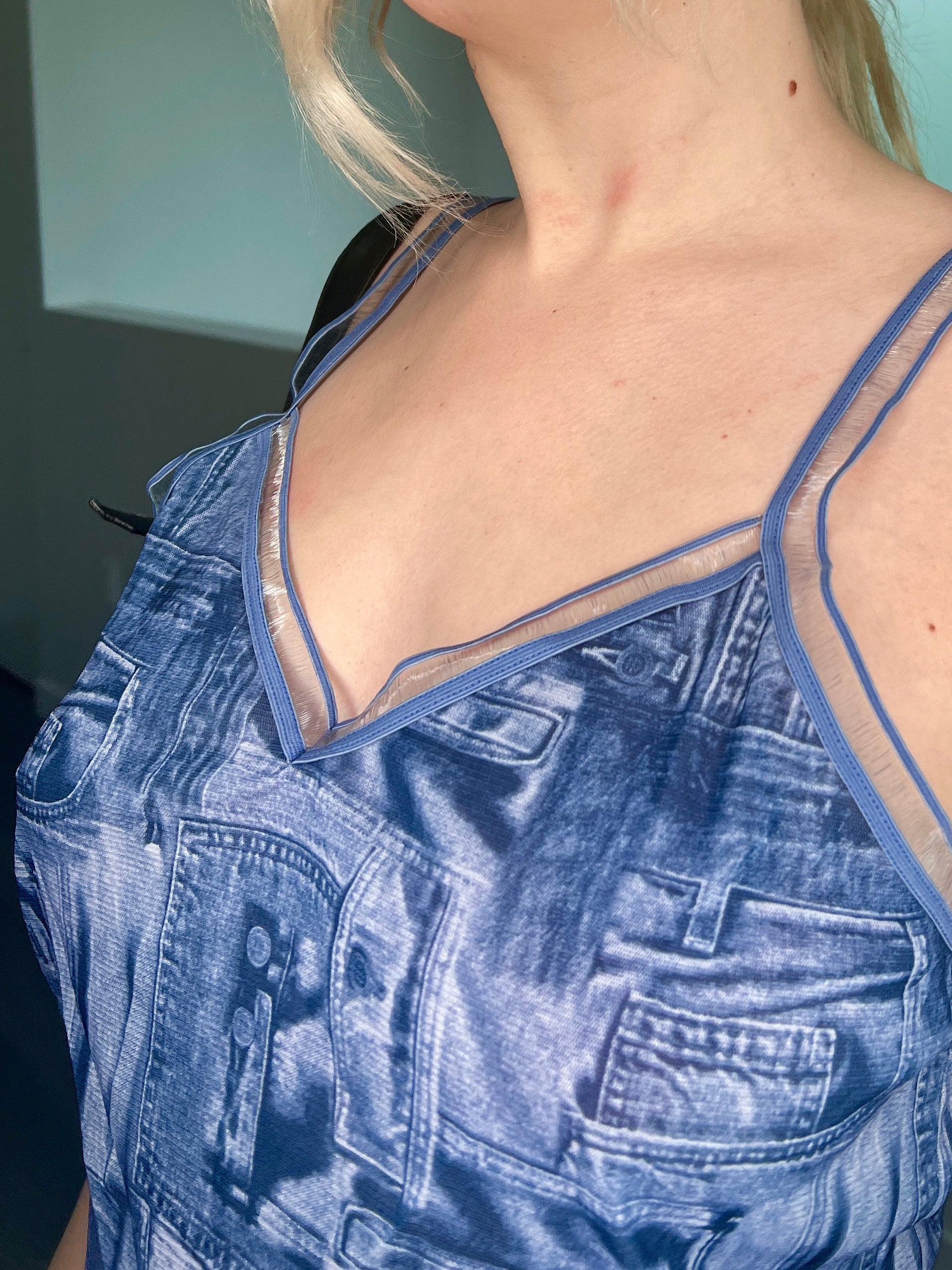 90s Denim Look Tank