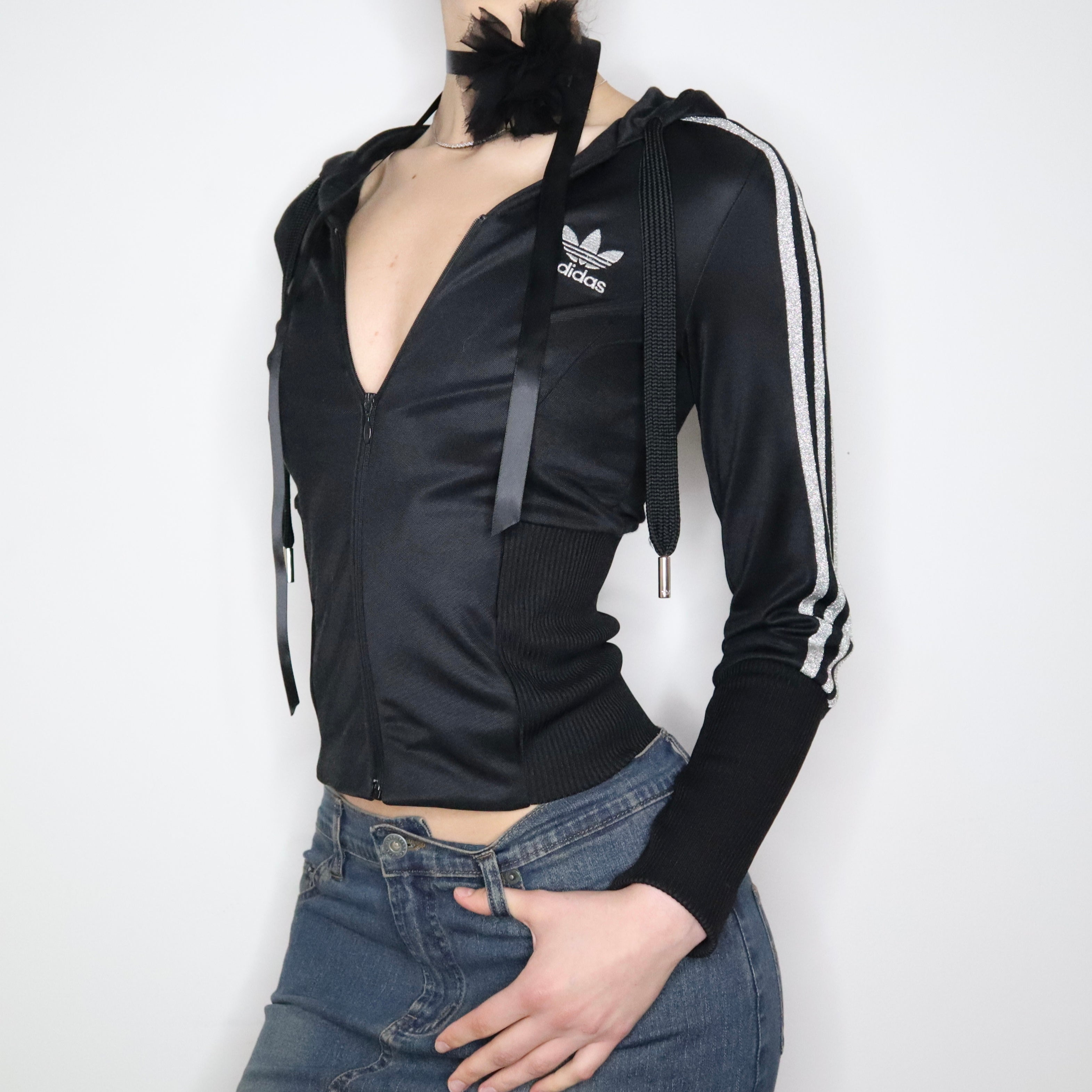 Adidas Zip Up Track Jacket (XS) 
