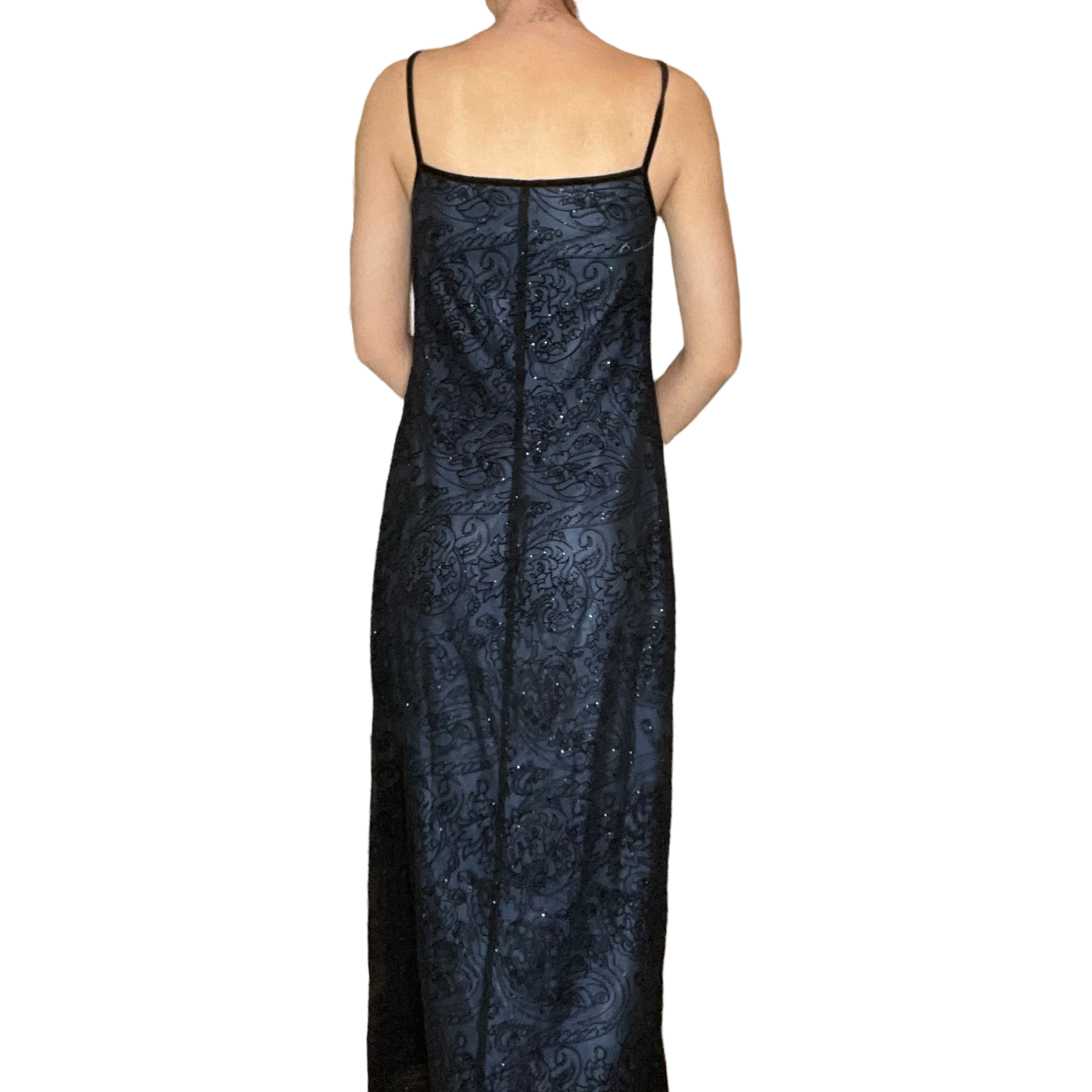 gothic velvet maxi dress