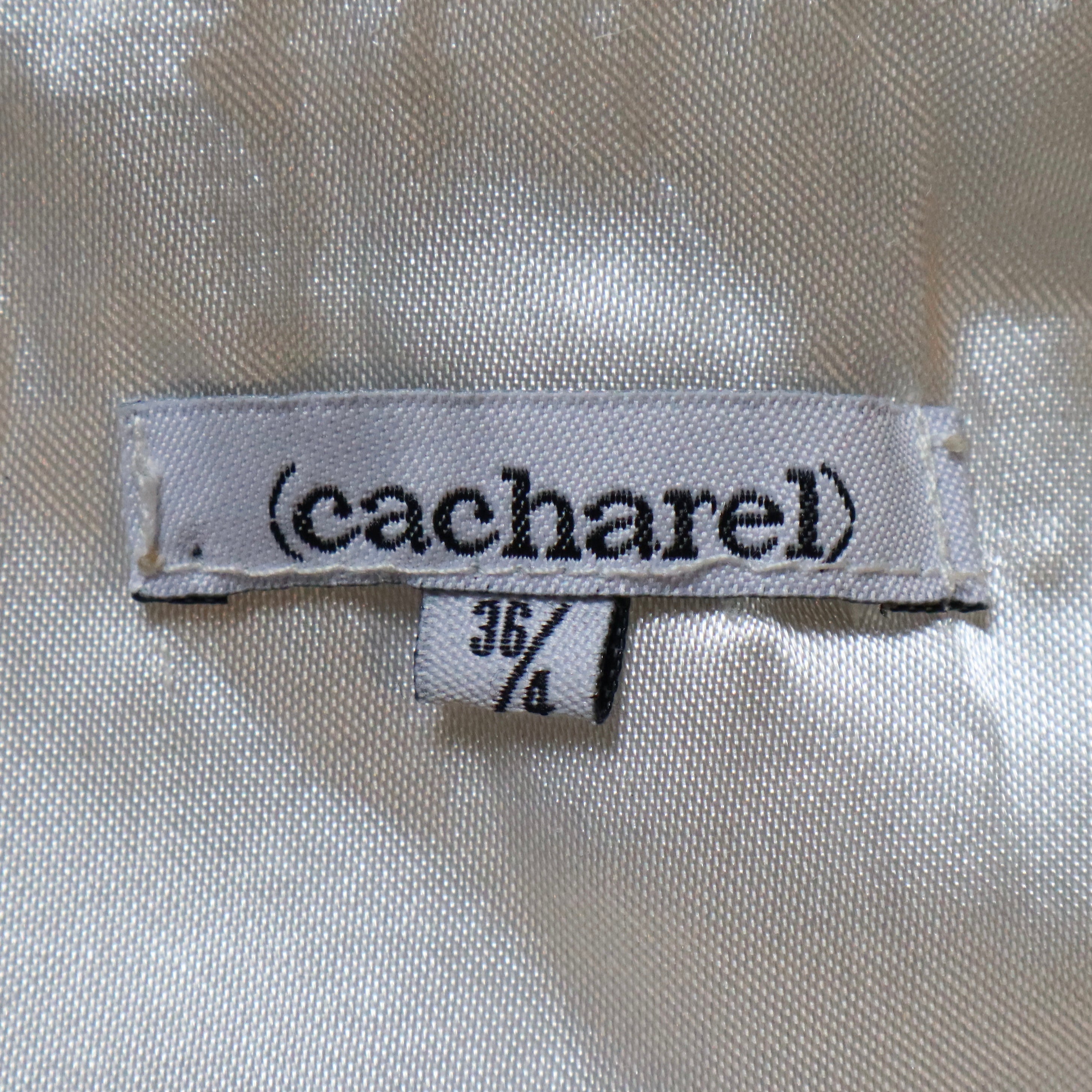 White Silk Midi Dress (Small)