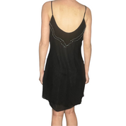 beaded floral dress