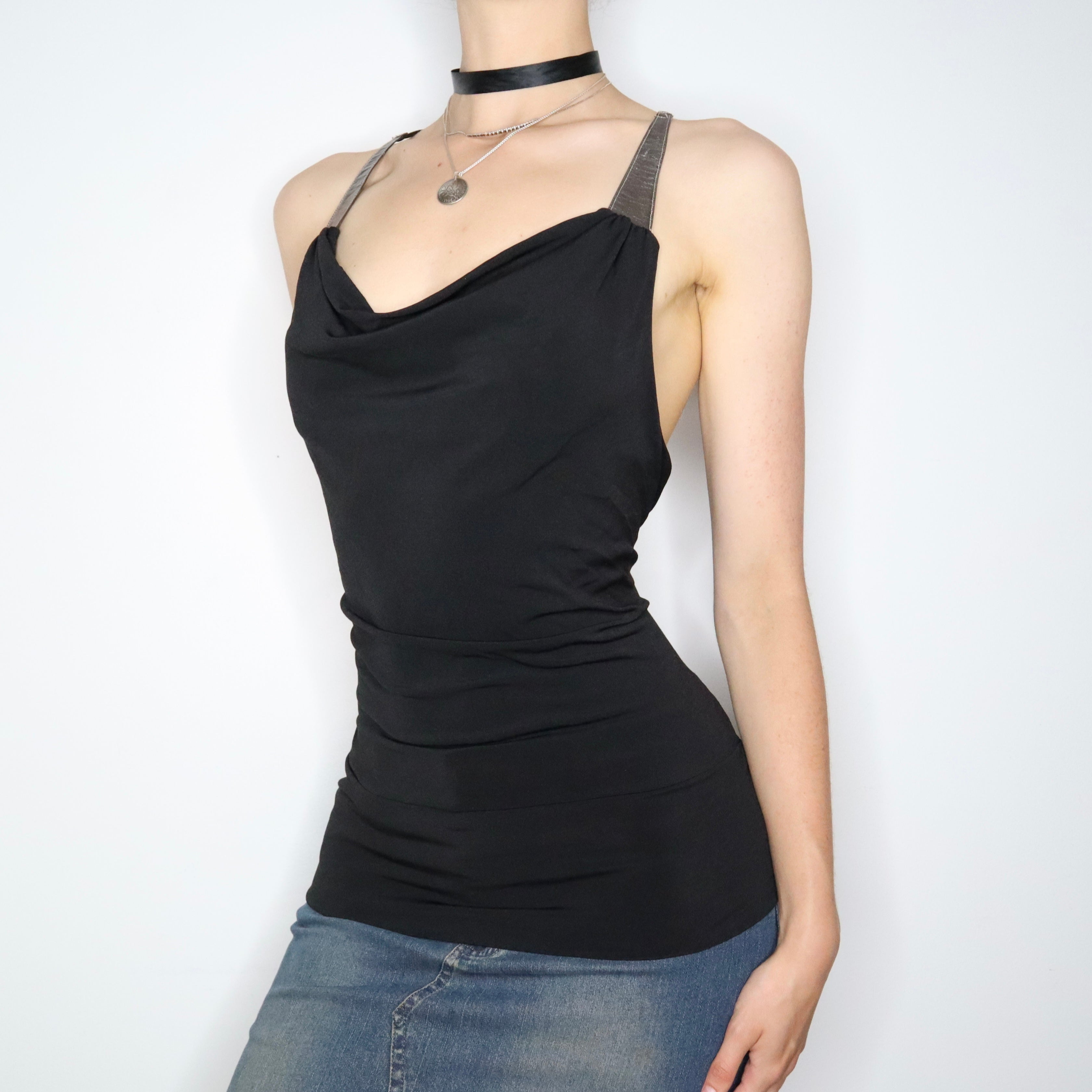 Guess Black Backless Top (S-M) 