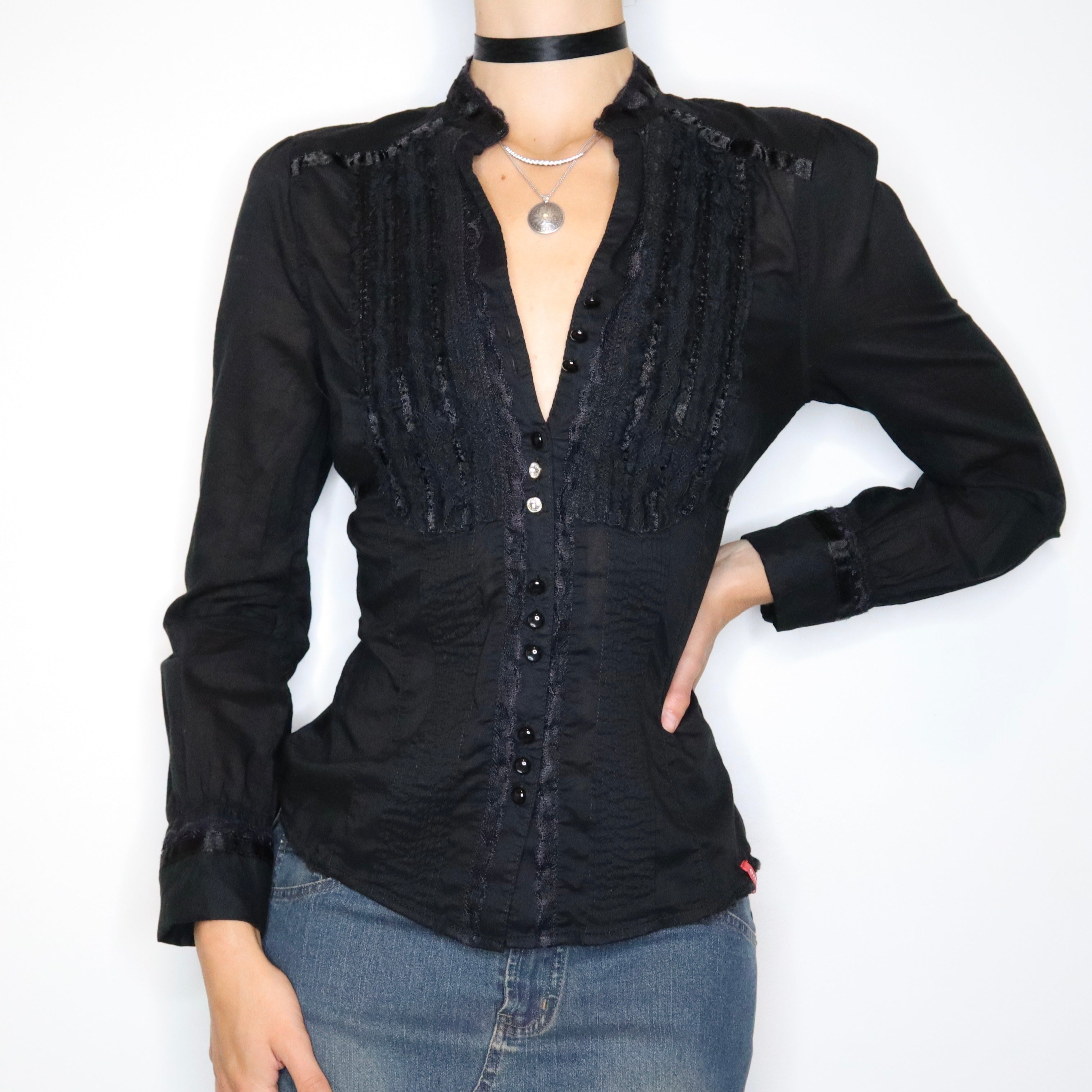 Esprit Gothic Blouse (S-M)