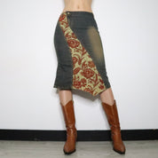 Asymmetrical Midi Skirt (Small)
