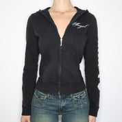Black Juicy Zip-Up Hoodie (Large)