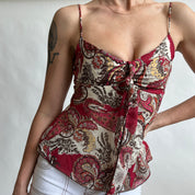 00s mauve paisley cami
