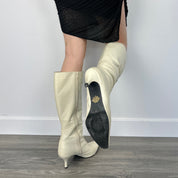 Vintage Leather Heeled Boots