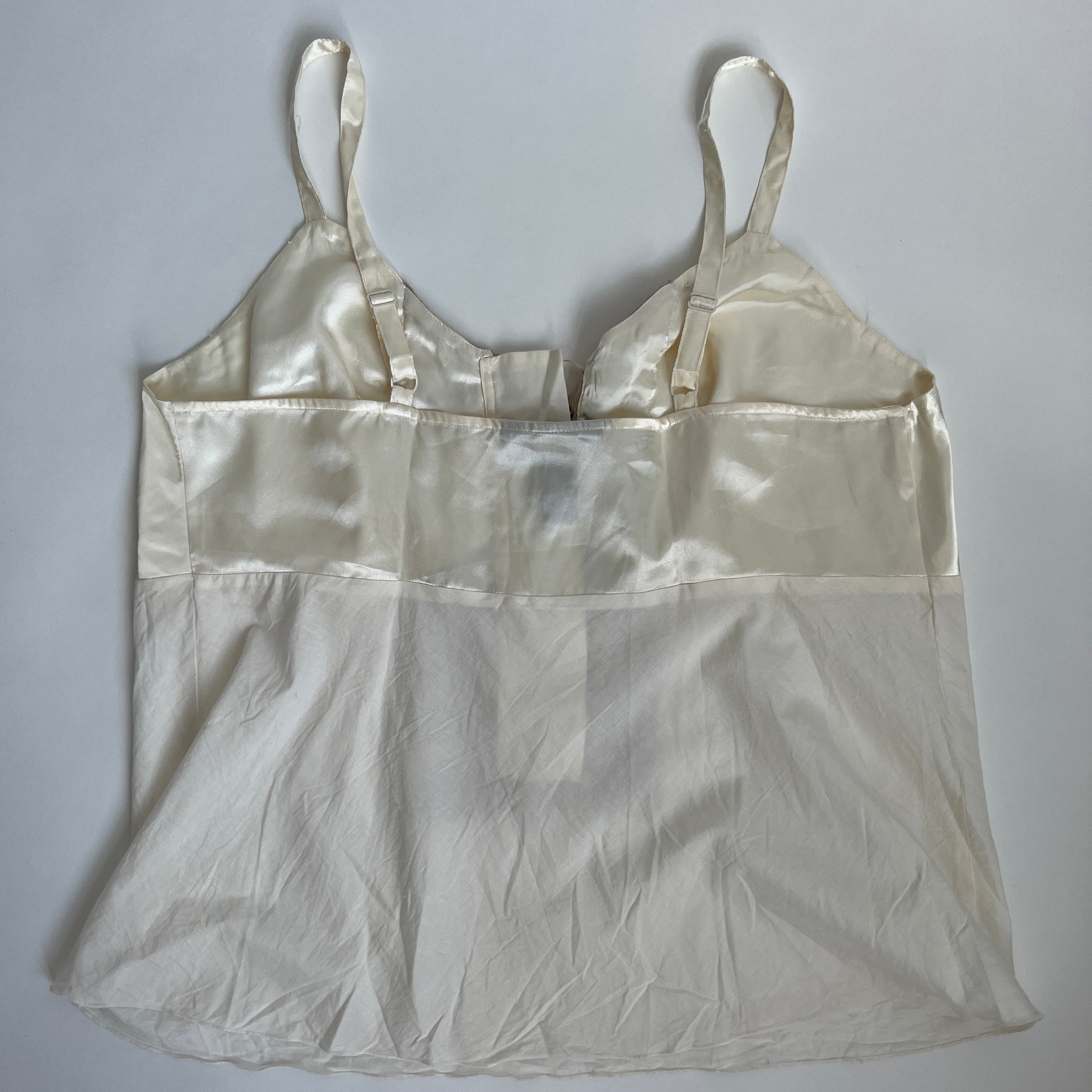 90s ivory lace cami