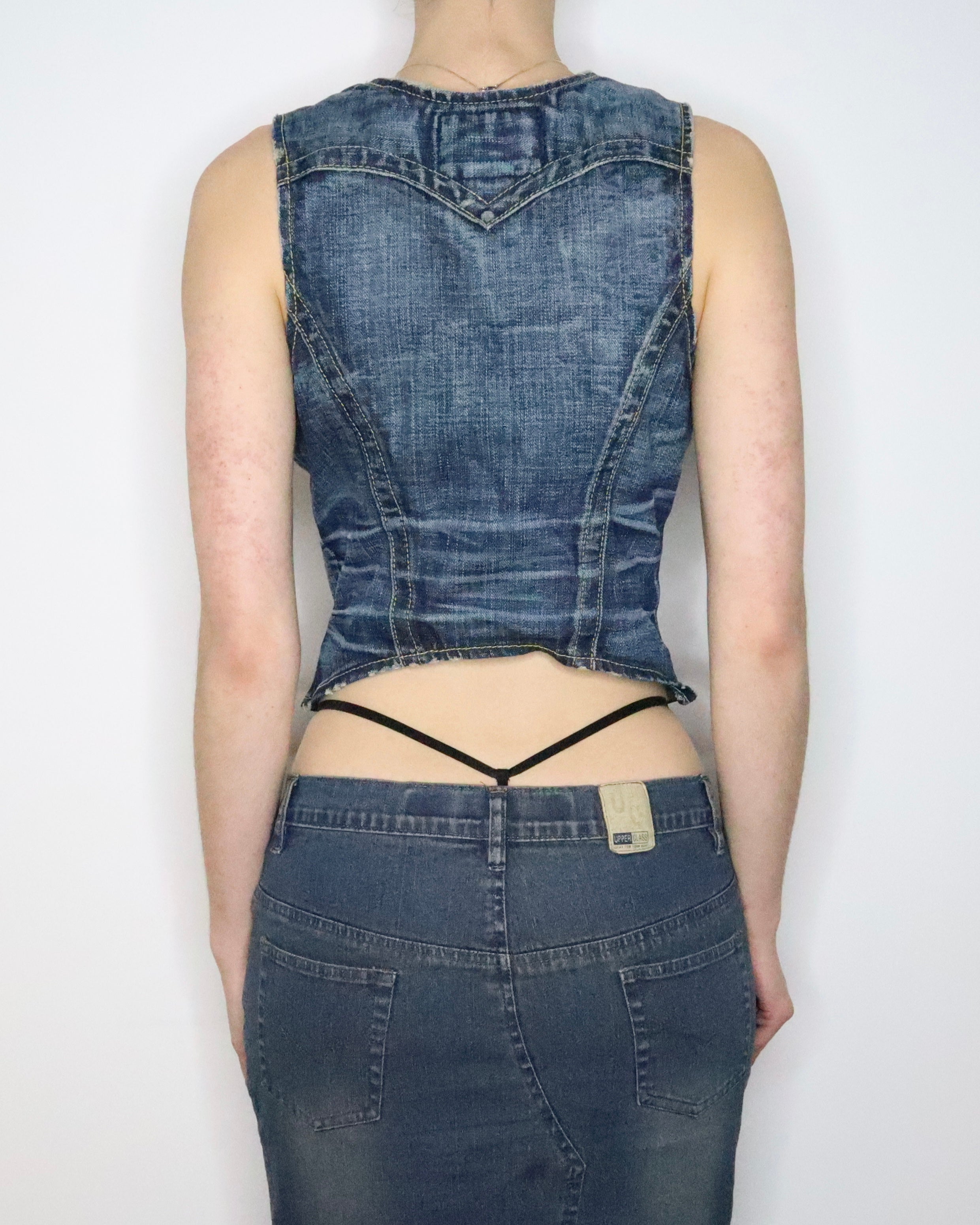 True Religion Denim Vest (M-L) 