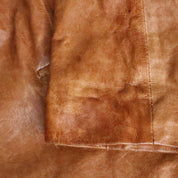 Brown Italian Leather Jacket (Small)