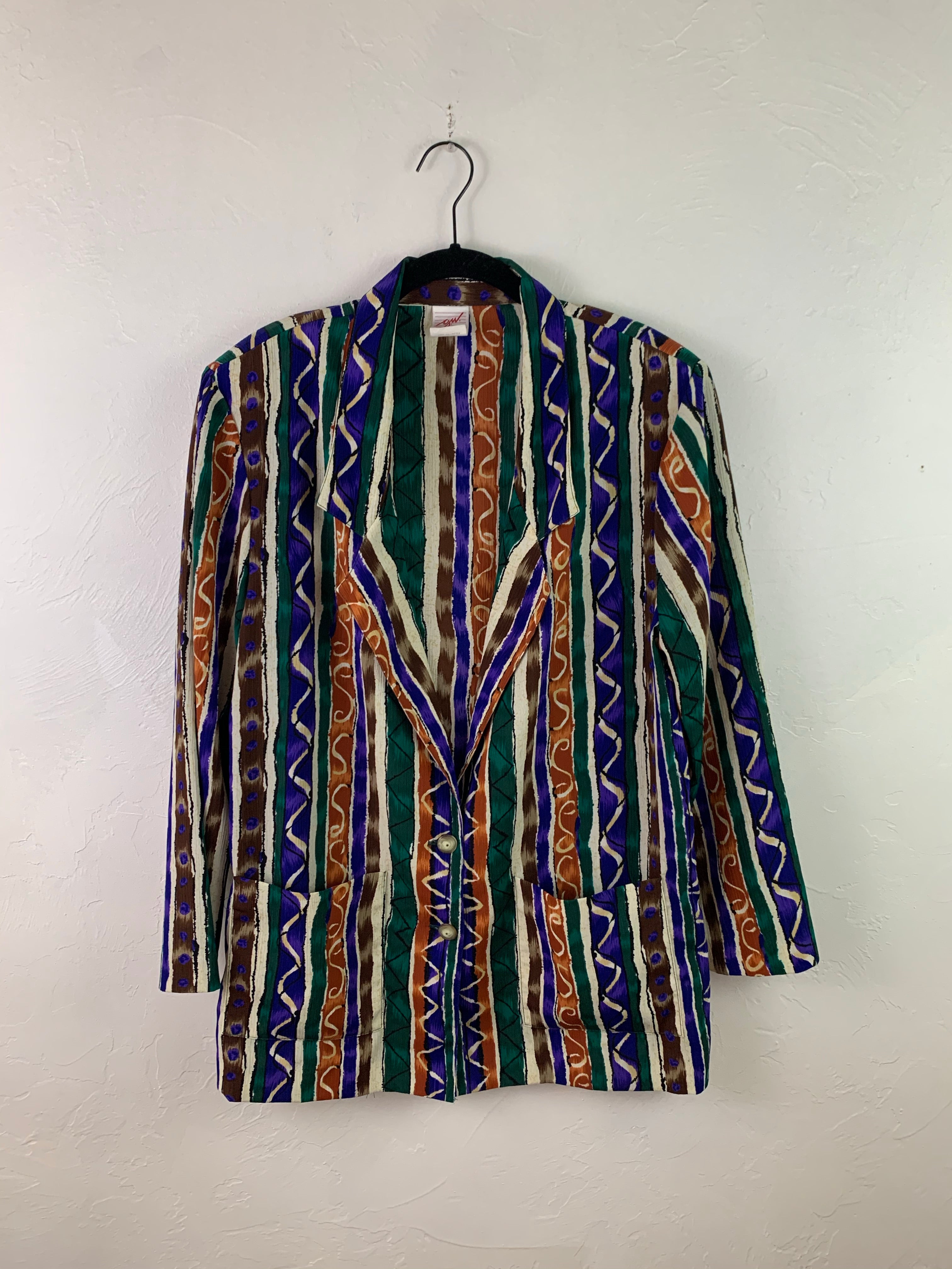 Multi color button down XL
