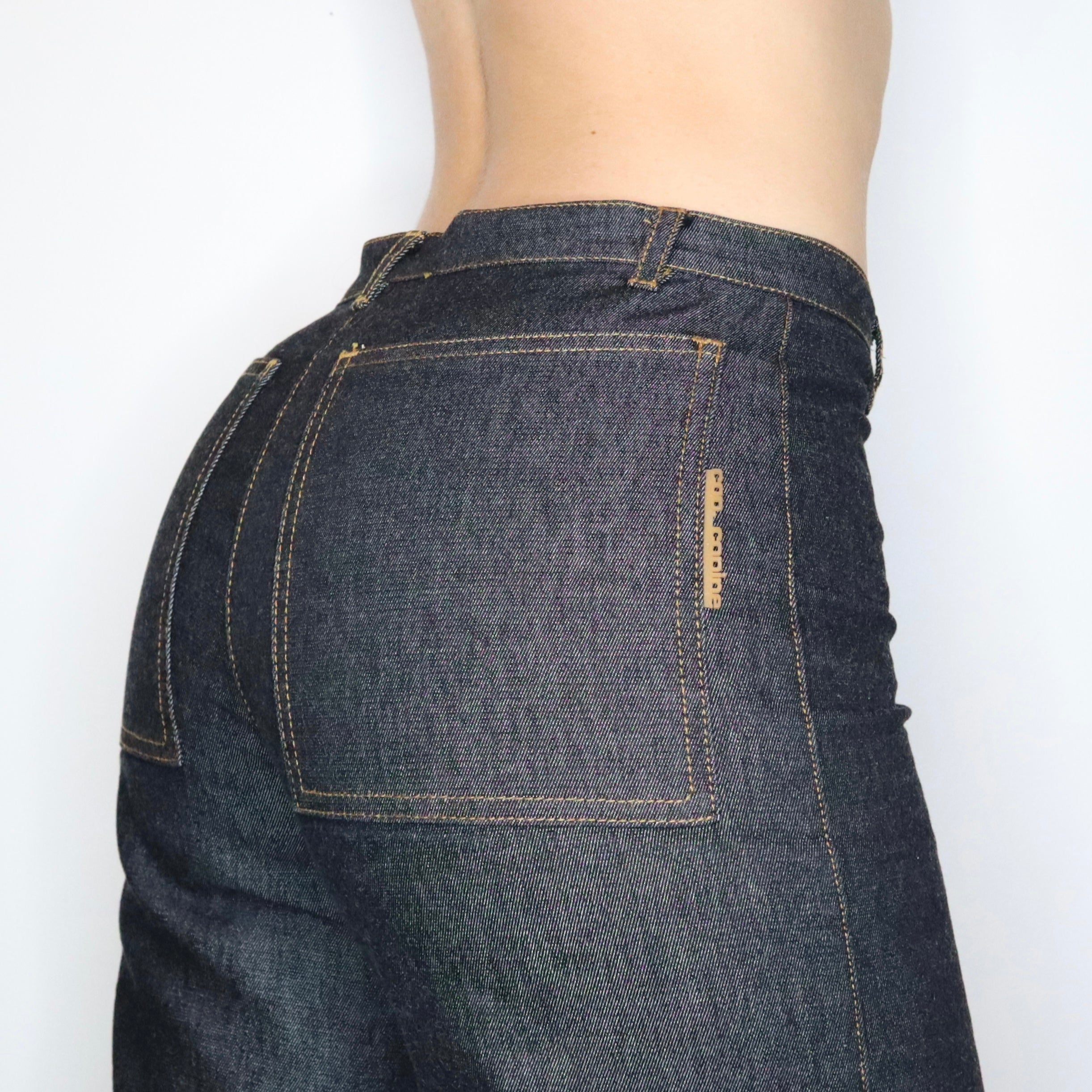 Cop Copine Wide Leg Jeans (Small) 