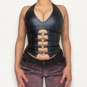 Leather halter