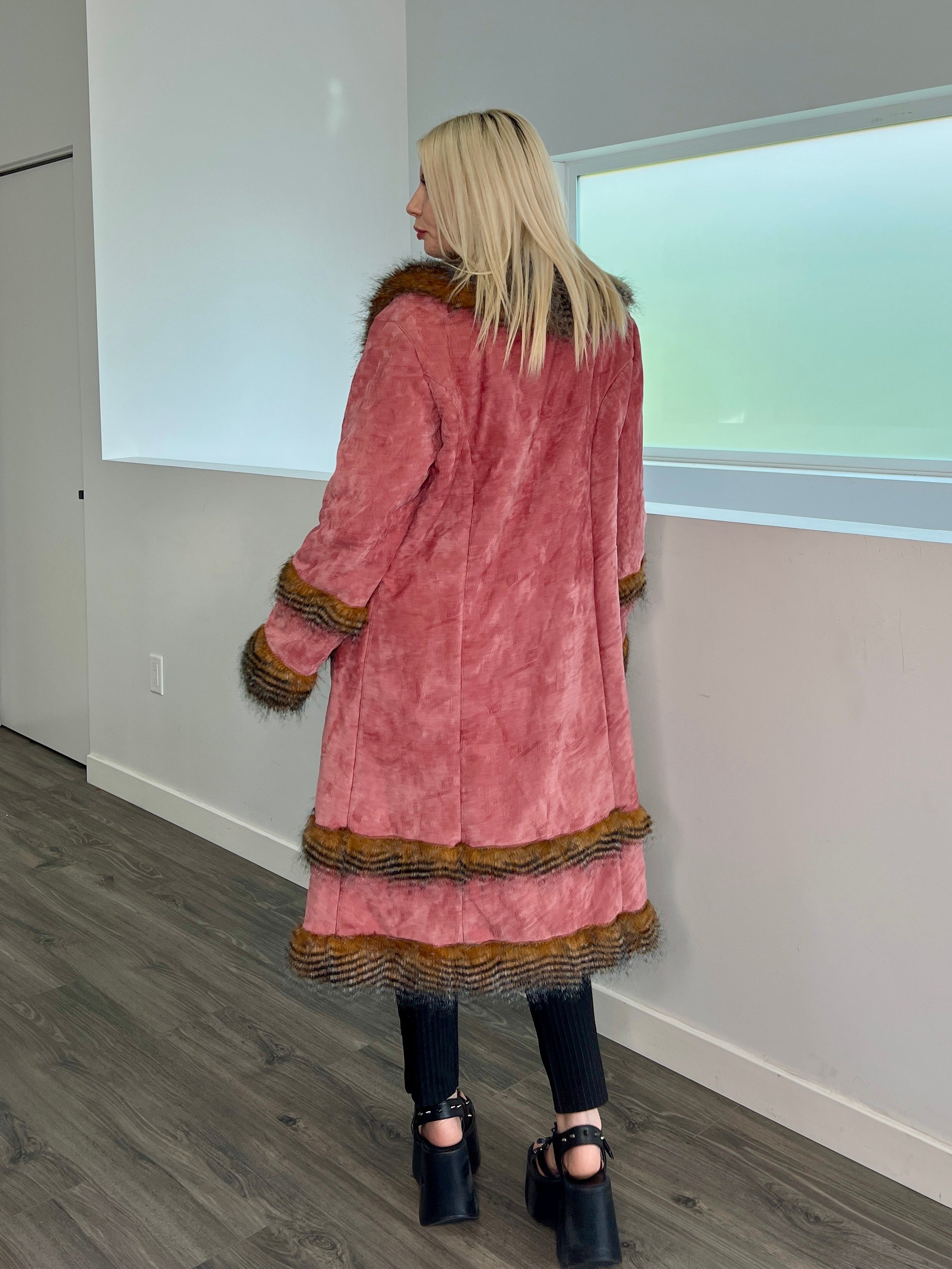 Vintage Faux Fur Coat