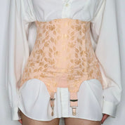 Antique Peach Corset Girdle Skirt (Small)