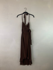 Brownie batter silk midi