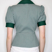 Peter Pan Collar Blouse (S-M)