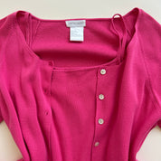 knit cami + cardigan set