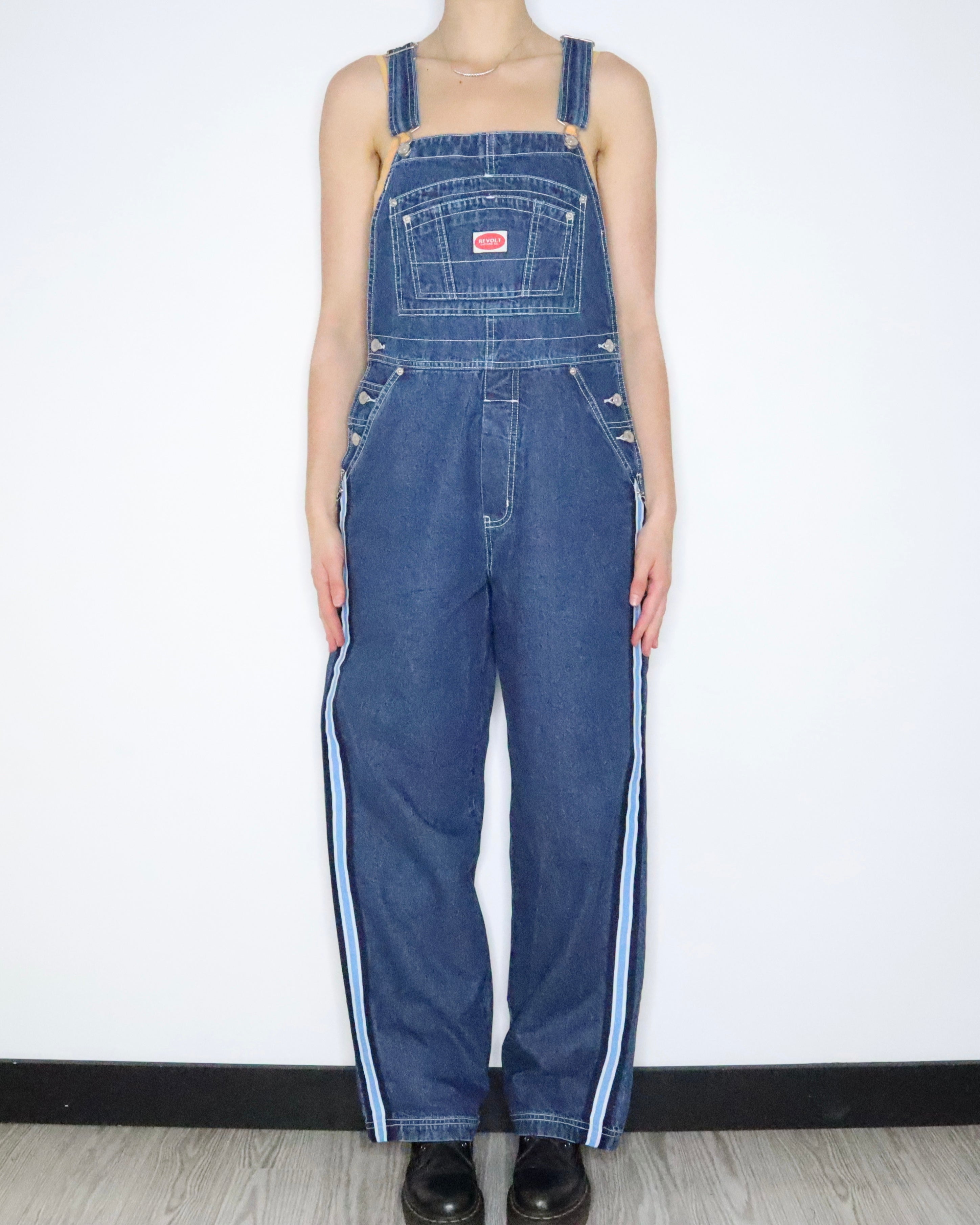 Long Denim Overalls (Large) 