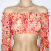 Milkmaid Mesh Crop Top (XS-S)