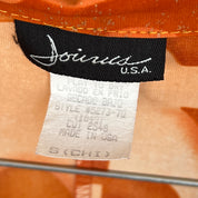 Y2K orange print polo dress (S/M)