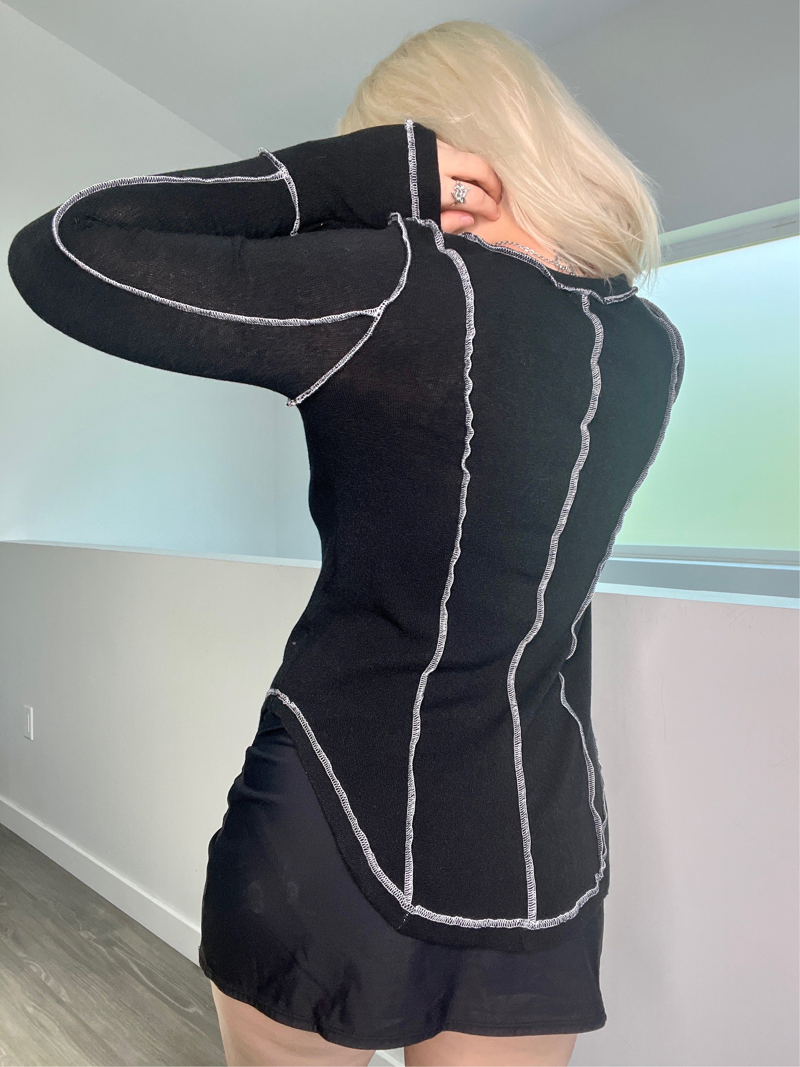 Contrast Stitch Longsleeve