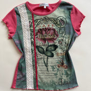 Vintage pink Latin tee