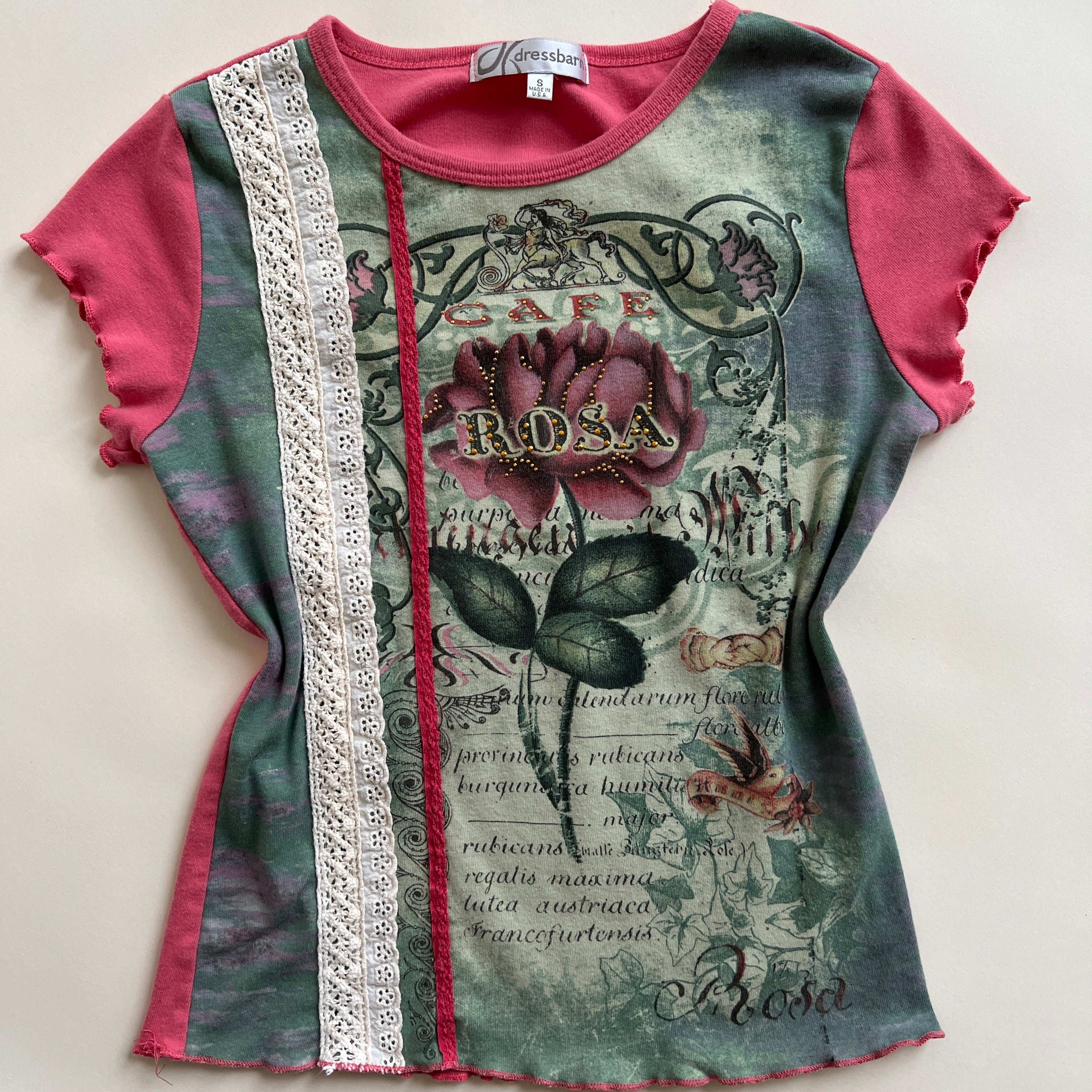 Vintage pink Latin tee