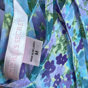 Blue lavender floral slip