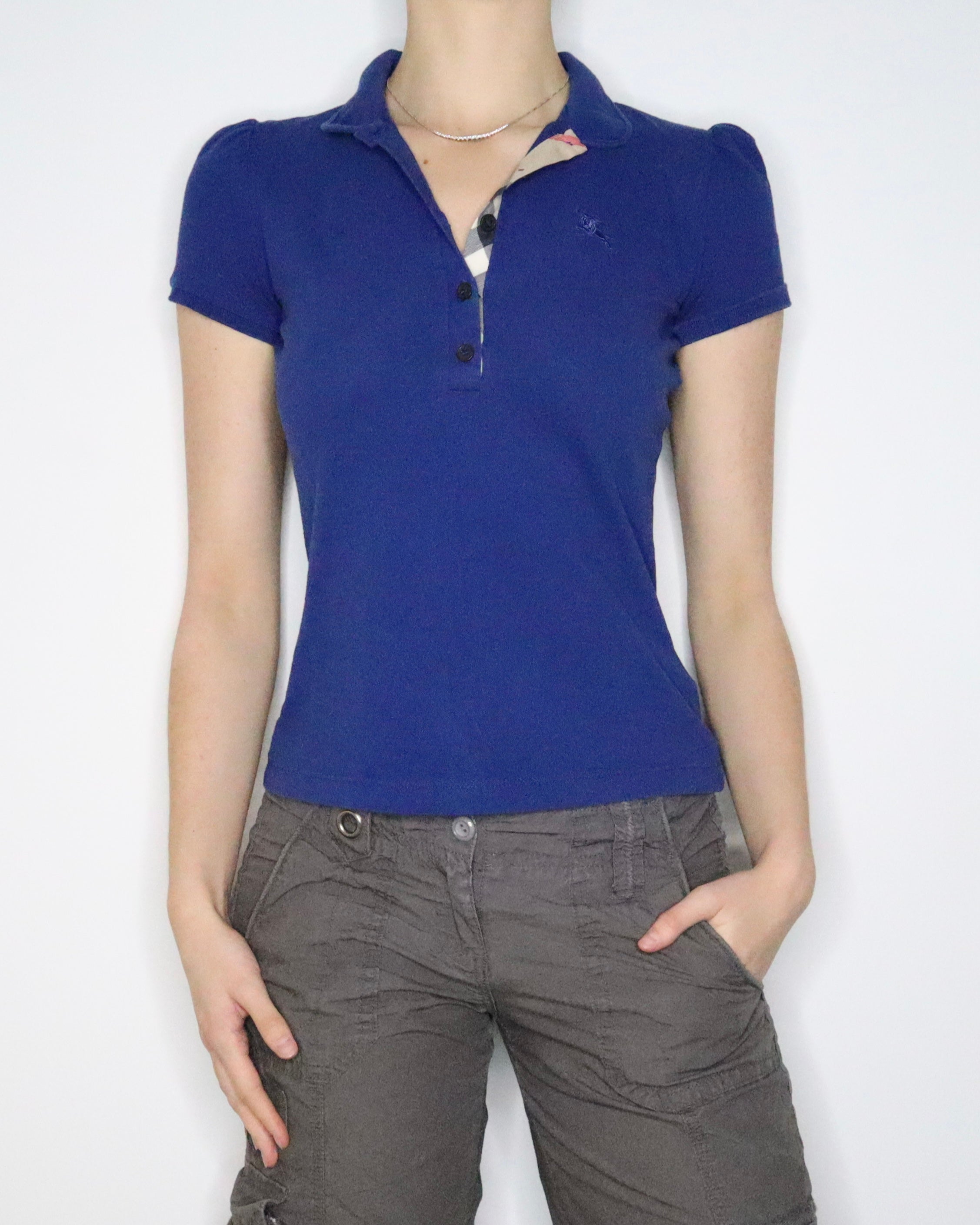 Burberry Blue Polo Shirt (S-M)