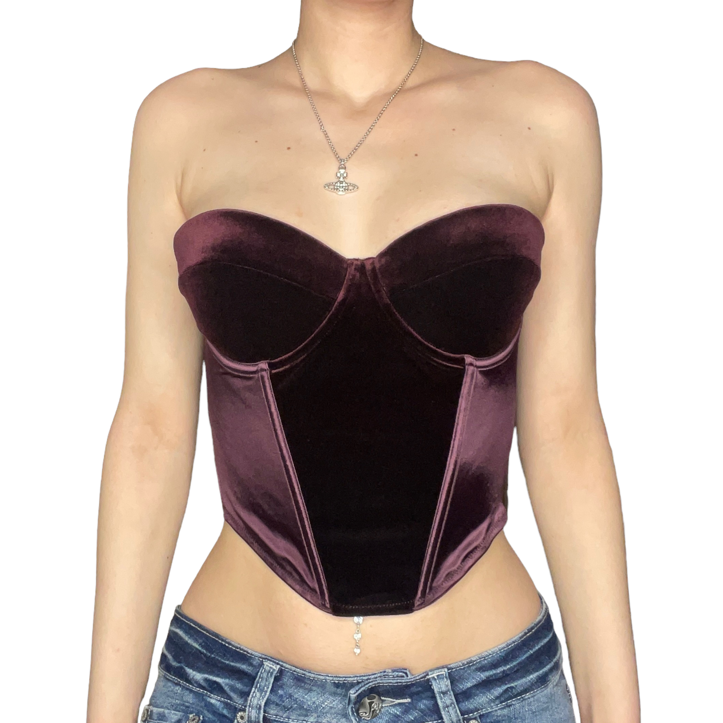 VS velvet bustier