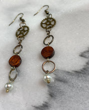 Industrial look earrings