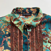 Vintage baroque lace button up 