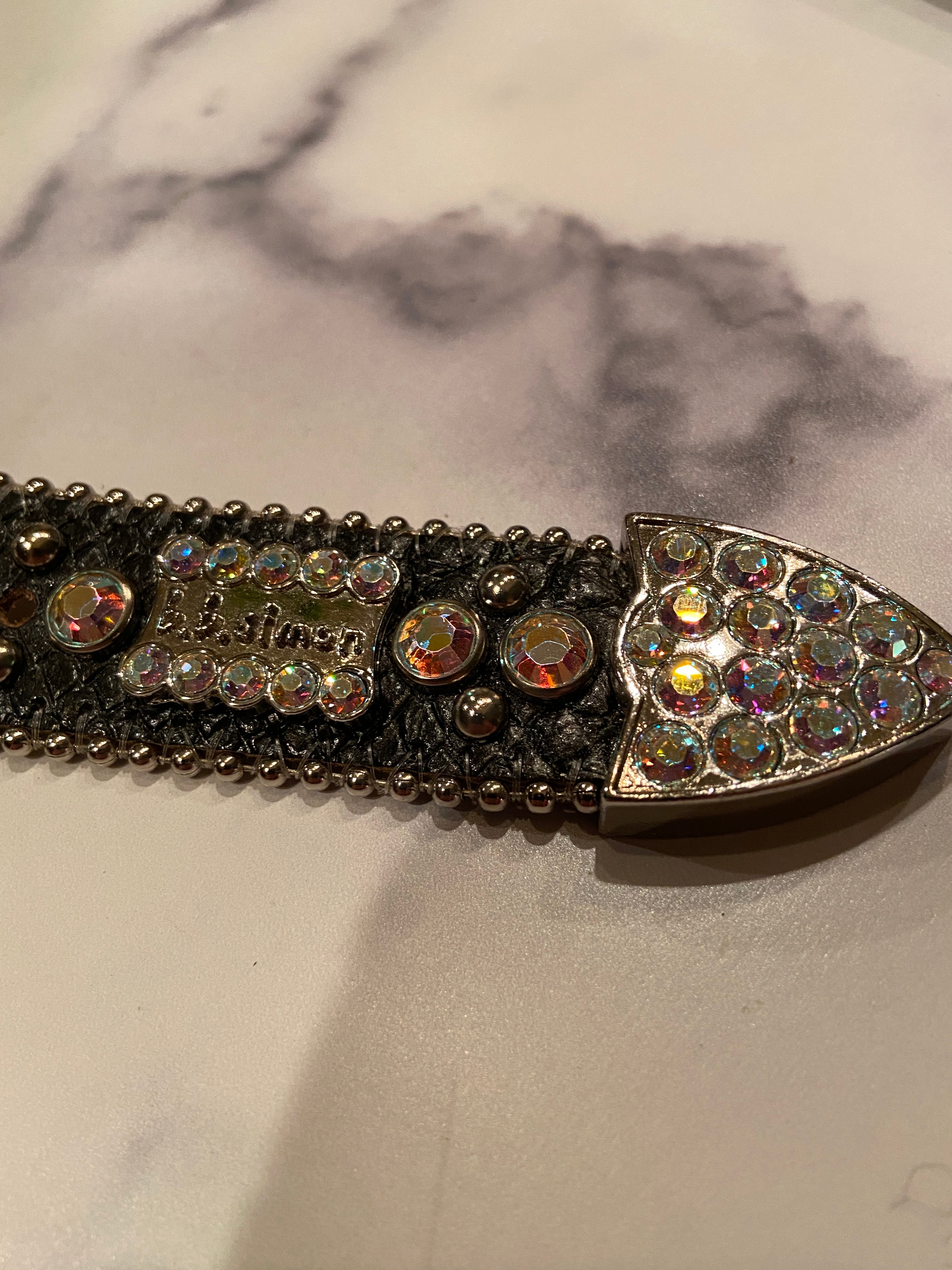 Rhinestone BB Simon belts