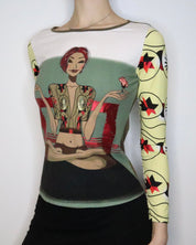 Custo Barcelona Long Sleeve Top (S-M)