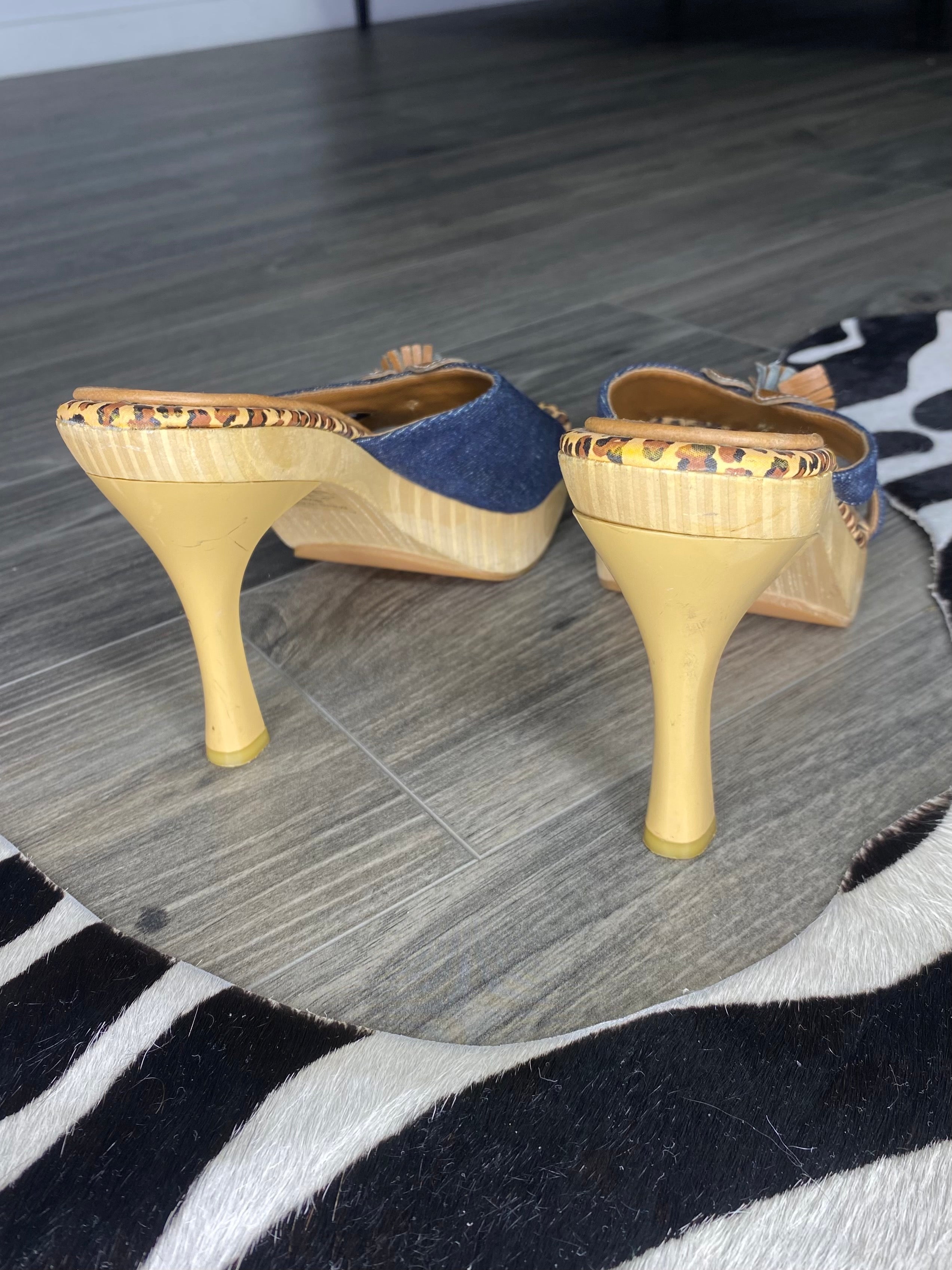 Cheetah Girl Heels size 7.5