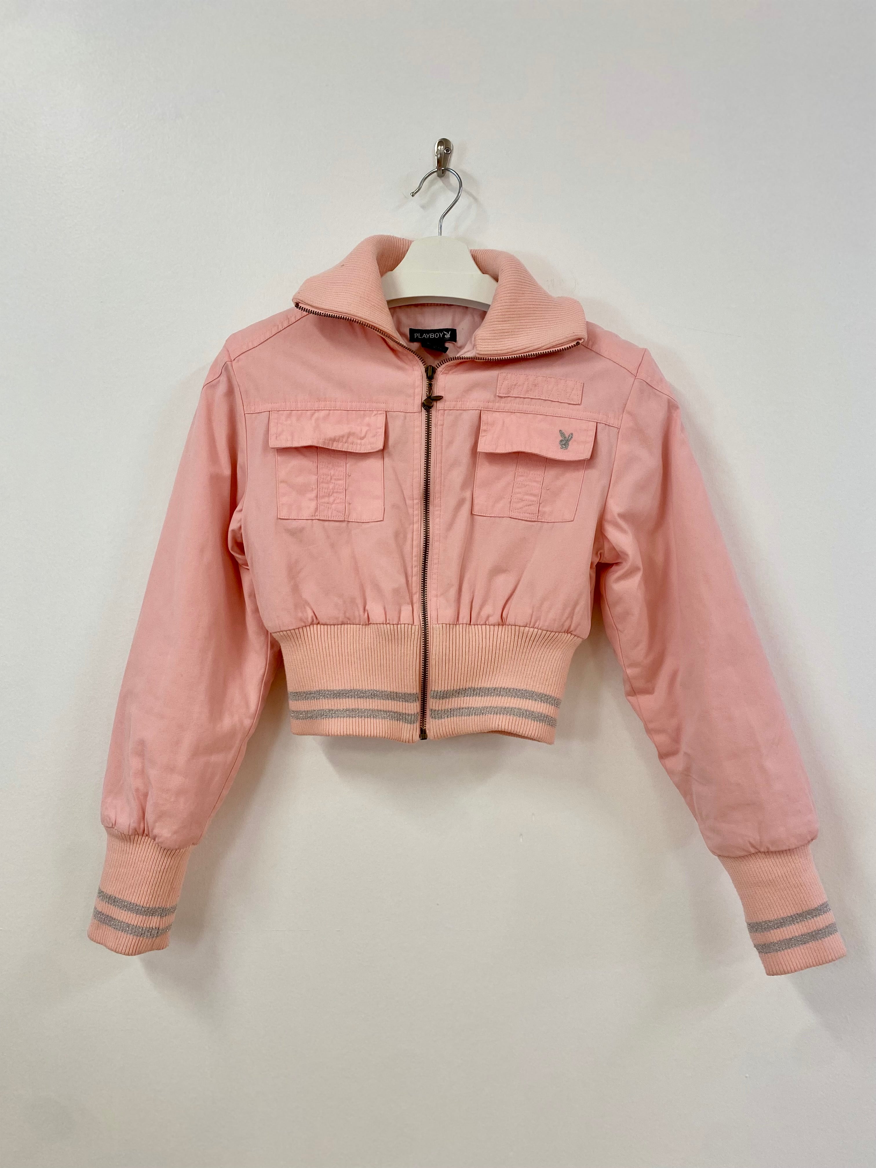 Pink Playboy Bomber