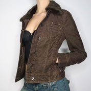 Brown Corduroy Jacket (Small)