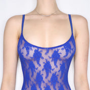 Dior Blue Lace Bodysuit (XS-S)
