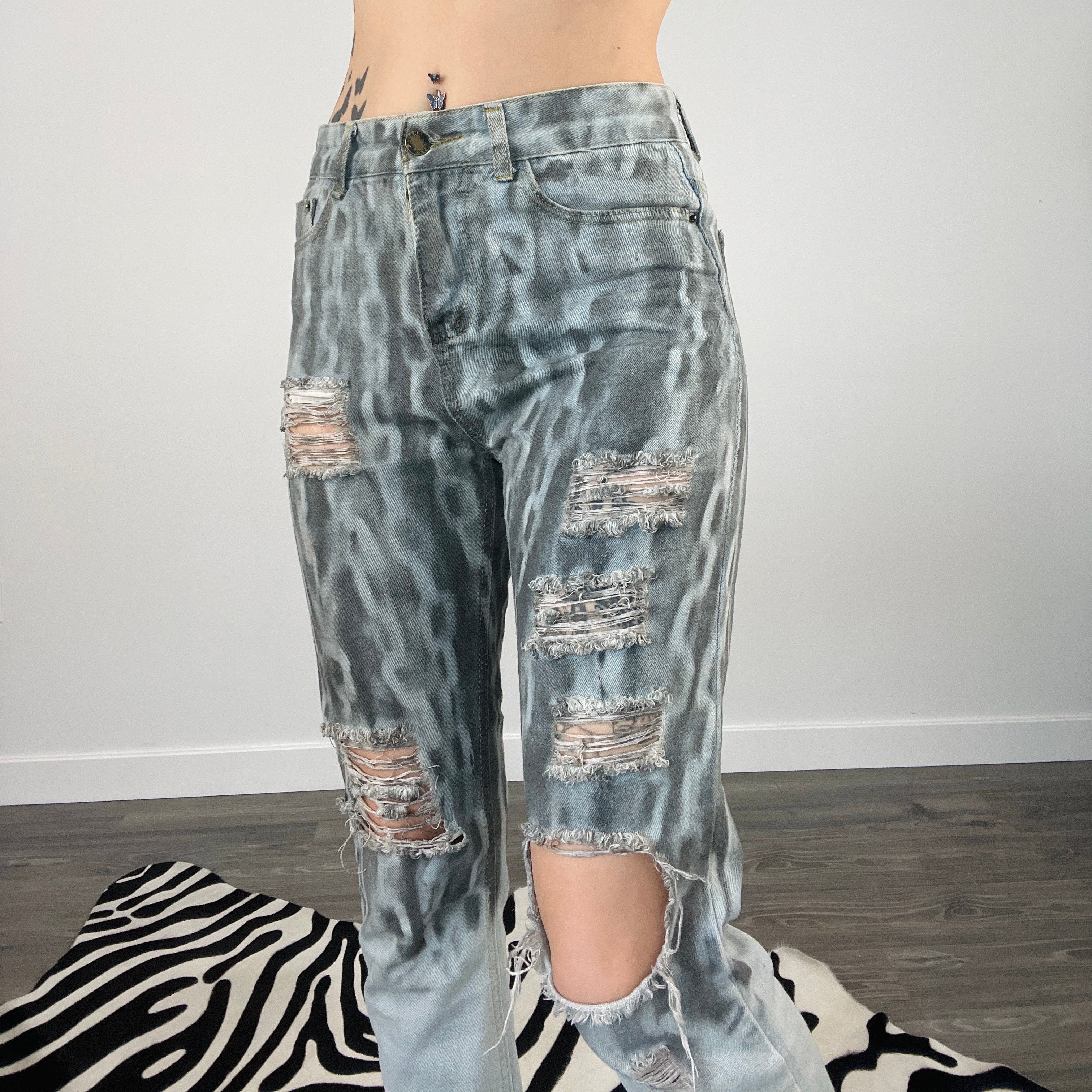 1/1 Custom Chainlink Jeans