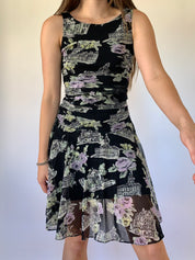 Y2K Novelty Print Dress